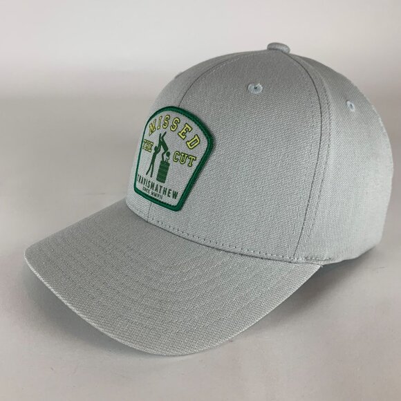 Travis Mathew Golf Gray Missed The Cut Stretch Snapback Hat - Picture 1 of 5